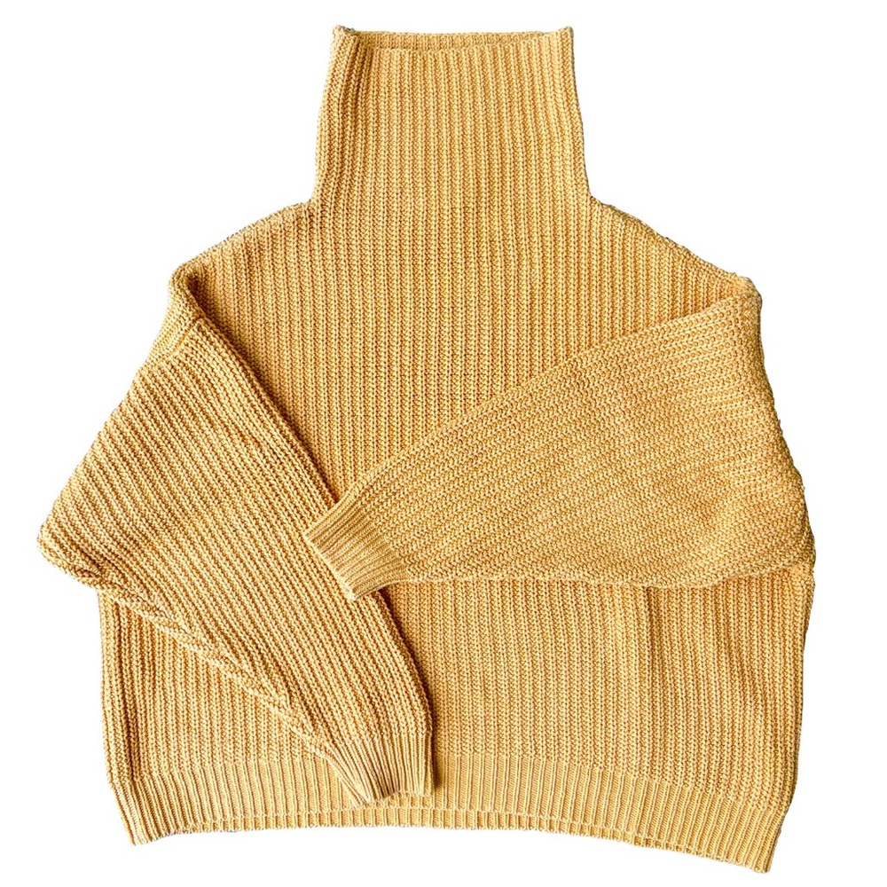 Free People ‘Swim Too Deep’ Oversized Yellow Sweater